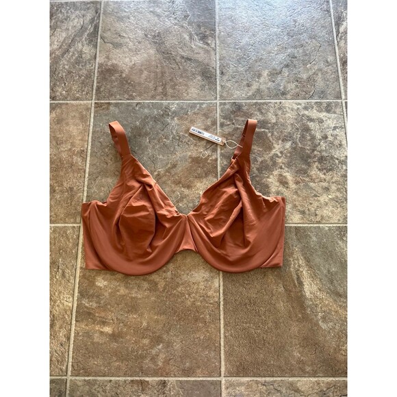 Skims Smoothing Intimates Full Coverage Bra Bronze Size 42DDDD - Picture 1 of 8
